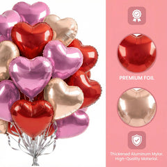 Viaecone arch-ready heart balloons for dramatic arches and garlands