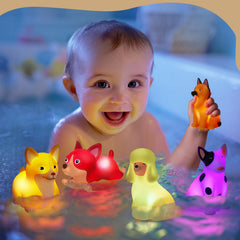 VIBOYLAR color-changing dog bath toys attract babies during splash play