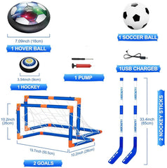 VIBZONFU hockey ball hovering smoothly on floor for active play.