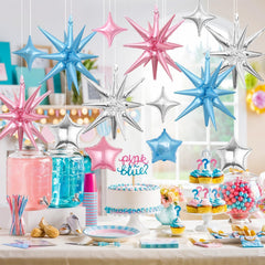Vibzox star balloon set ready for indoor and outdoor party displays
