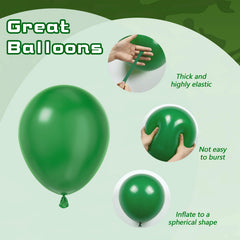 Vicduotex brown balloons 12in add earthy warmth to hunting or camping party setups.