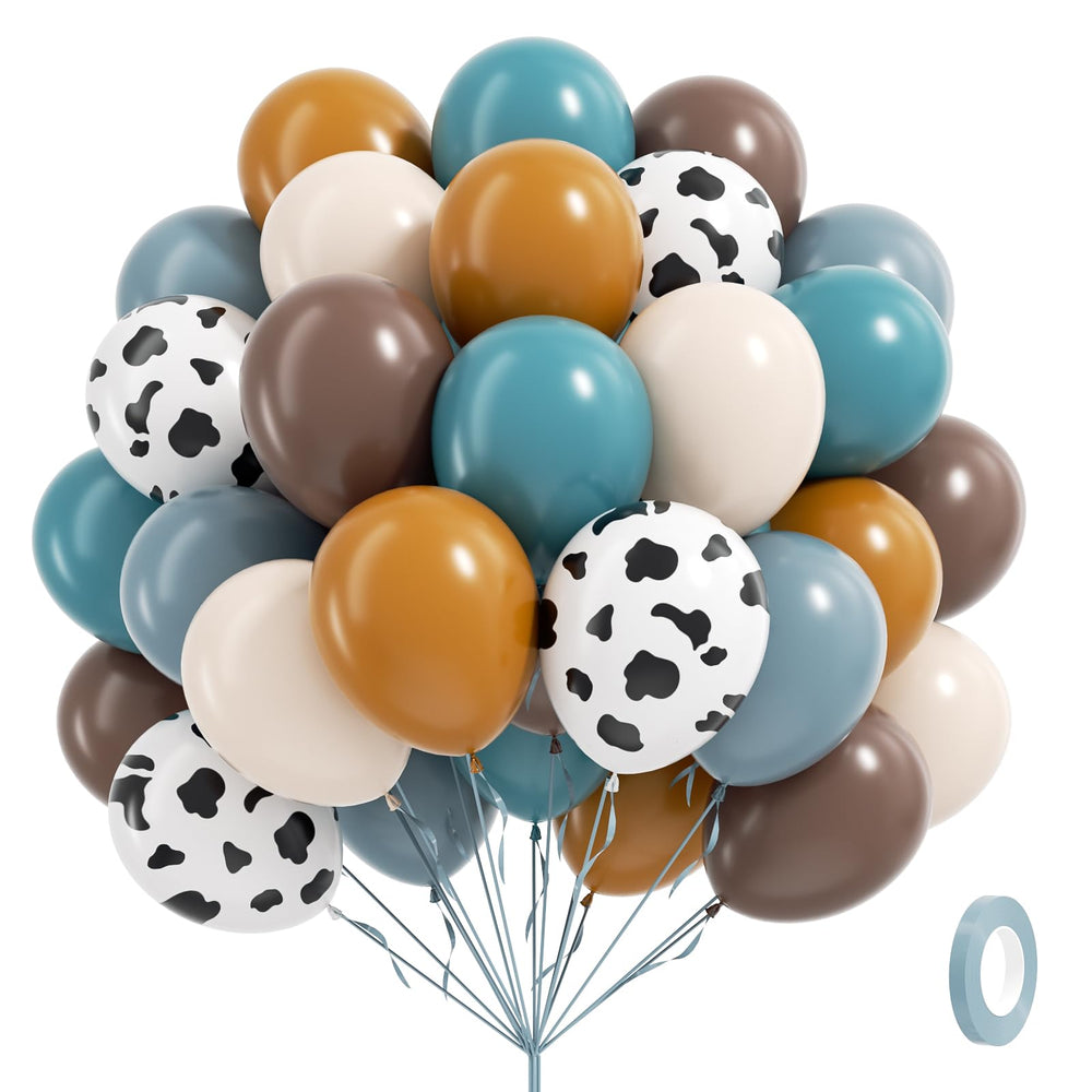 Vicduotex cowboy balloons coffee brown for rustic arches