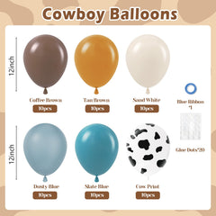 Vicduotex cowboy balloons light brown add warm rustic accents