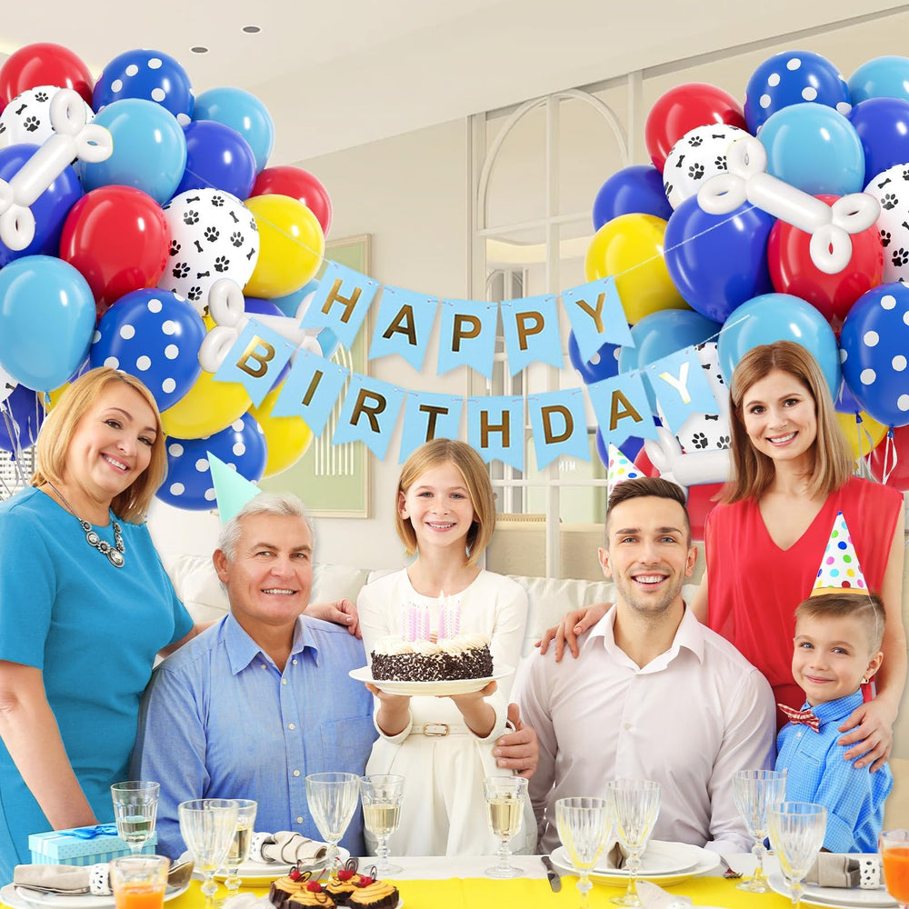 Vicduotex white paw print balloons to enhance arch designs