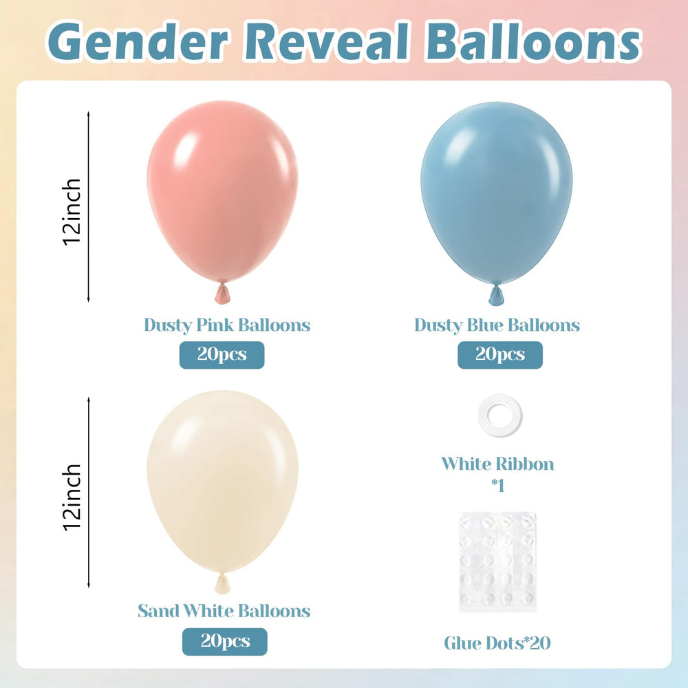 Vicduotex blue 12-inch balloon ideal for gender reveal banners and party setup.