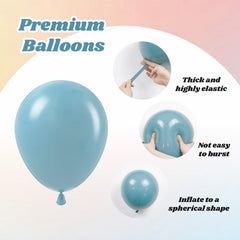 Vicduotex sand white 12-inch balloon for elegant baby shower centerpieces.