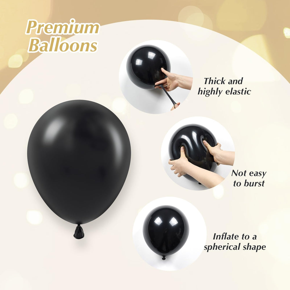 Vicduotex gold confetti balloons for festive texture
