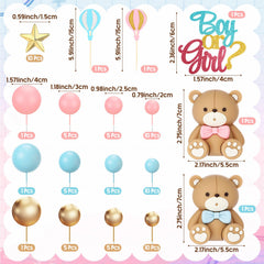 Vicenpal bear ornaments adding playful charm to cake decorations