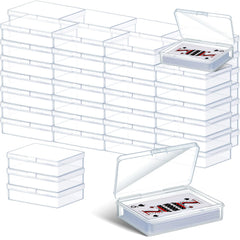 Vicenpal clear card box front view for quick card access and organization.