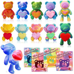 Vicentorra bear with spinning heart toy, ideal classroom Valentine gifts.
