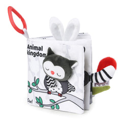 Vicloon Forest Cloth Book cover with high-contrast visuals to engage baby focus.