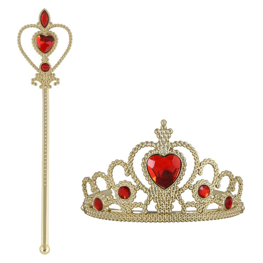 Vicloon princess dress-up crown features a comfortable soft plastic design for safe play.