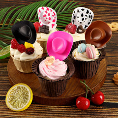 VICROIC mini western hats for crafts and decorations at themed parties.