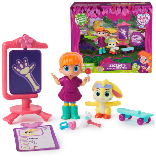 Vida the Vet cast care pack figures for imaginative veterinary play and storytelling