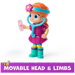 Vida the Vet Juno figure: durable pretend doctor toy for classroom or home play.