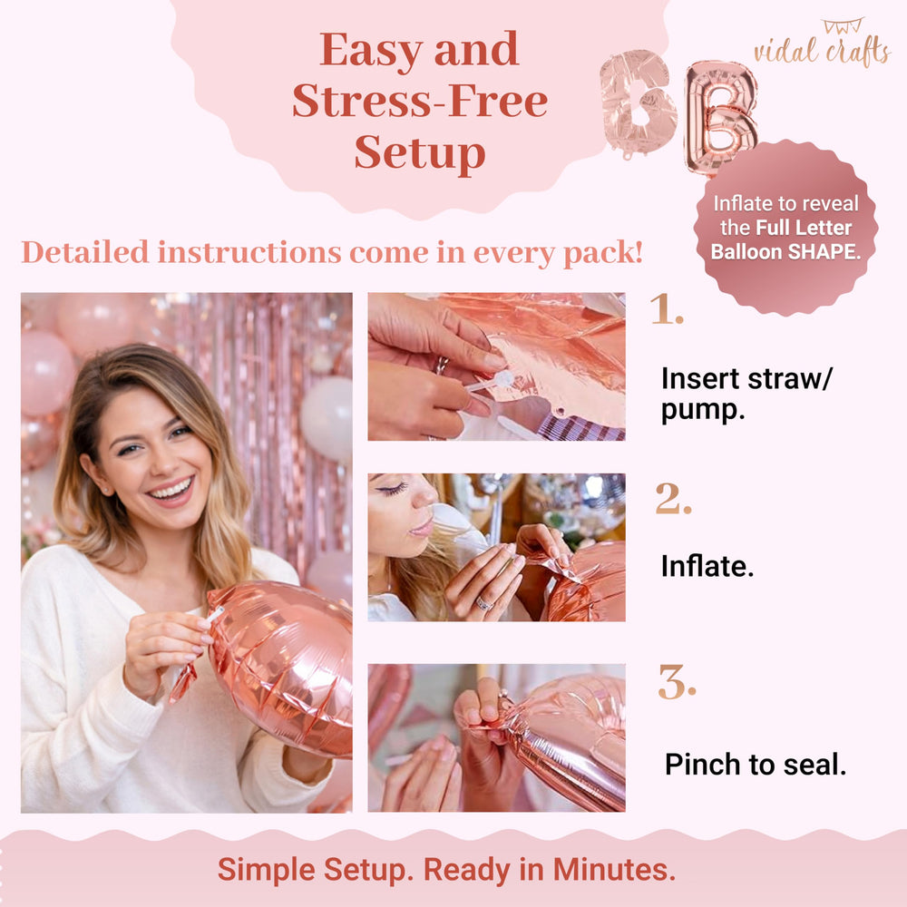 Lipstick foil balloon for a chic, feminine touch by Vidal Crafts.