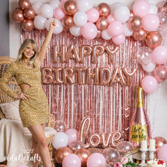 Vidal Crafts rose gold balloon garland kit for stunning party decoration.