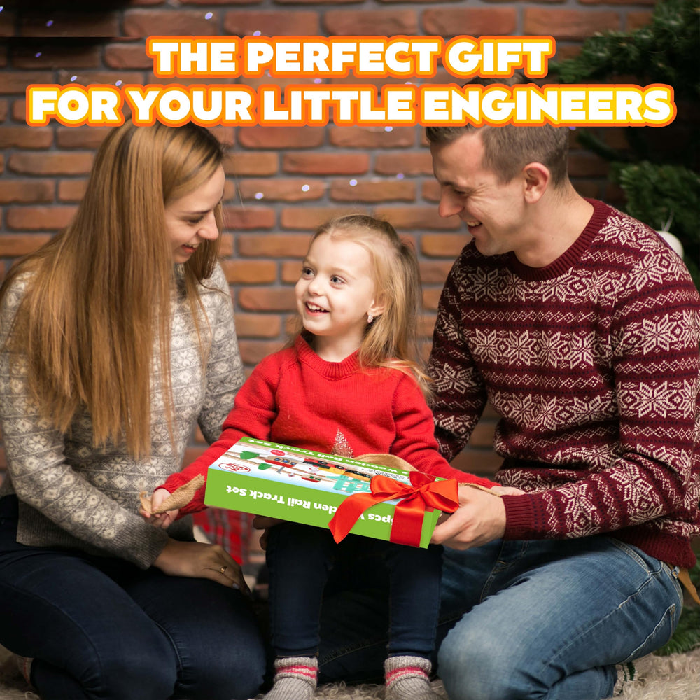 VigorFun gift for kids aged 3-5 and 4-8 inspires imaginative train play.