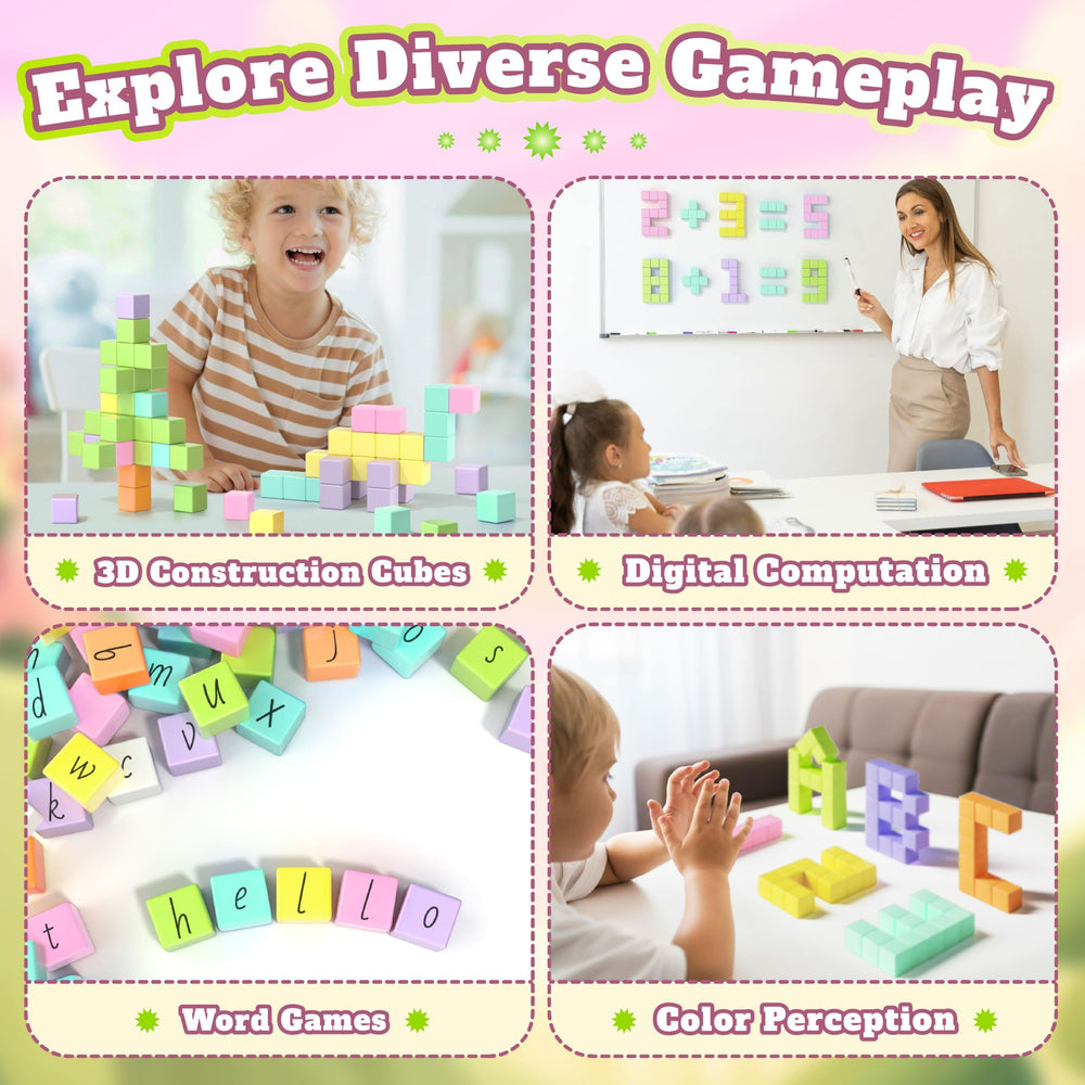 VigorFun storage bag keeps blocks portable and tidy for learning on the go.