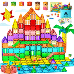 VigorFun magnetic tiles full set displayed for creative building and learning