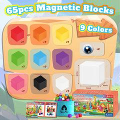 VigorFun storage bag keeps magnetic blocks organized and portable.