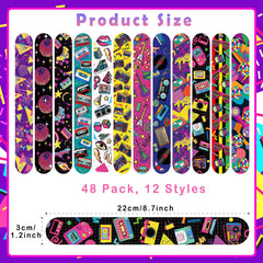 Viicoor snap bracelets wristbands display bright designs for easy quick wristwear.
