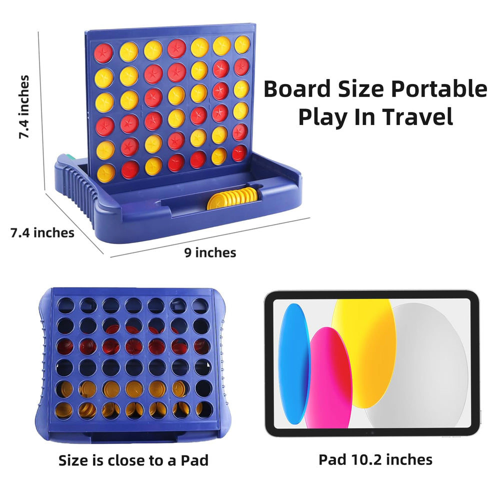 Vikutu blue board displayed in travel-friendly size for on-the-go fun.