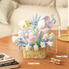 Vilbocr mini flowers collection with detailed petals for imaginative building.