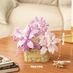 Vilbocr Mini Flowers sunflower layout ideal for desk decor.