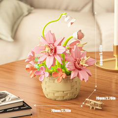 Vilbocr rose block assembly highlights detailed petals for creative play