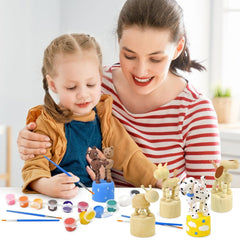 Finished pieces become cheerful decor or thoughtful DIY gifts.
