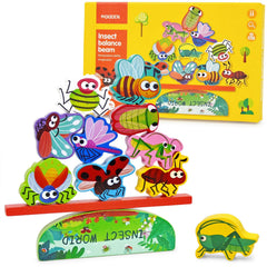 Vileafy wooden ant figure for imaginative play and fine motor skill practice.