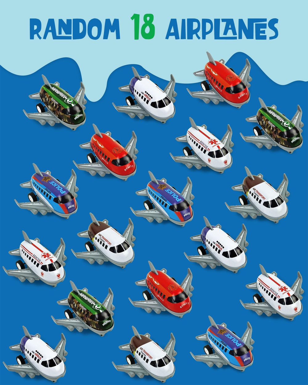Vileafy 18 airplanes are ideal party favors and treasure-box prizes for kids.