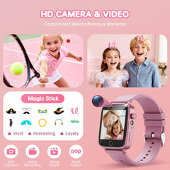 Vilicert Kids Games Watch camera action image, 300k-pixel camera for playful photos.