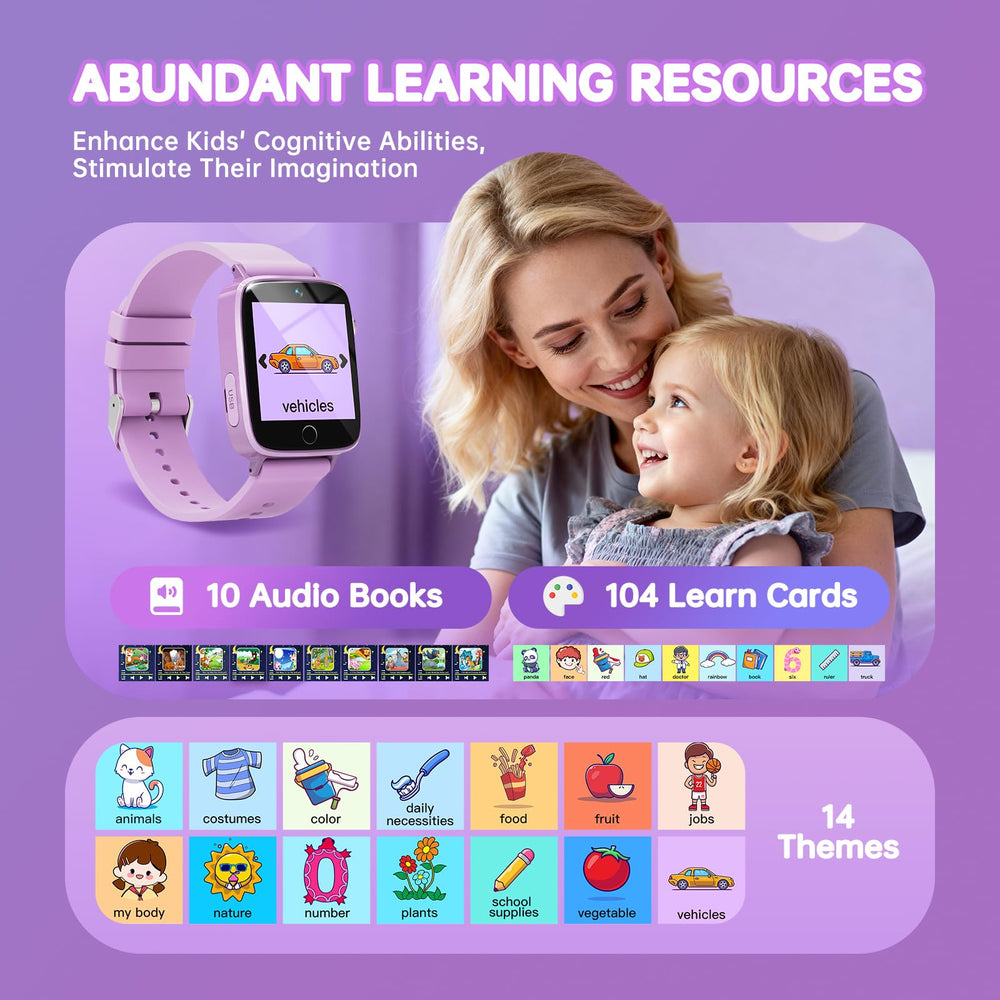 Vilicert Kids Games Watch photos and video capture for memories.