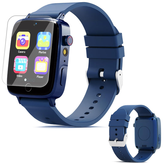 Vilicert Kids Smart Watch front view with kid-friendly design for daily wear.
