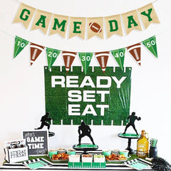 VILIFEVER football party decor pack ready to hang indoors or outdoors