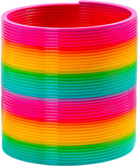 Vinciph 6-Inch Giant Rainbow Walking Spring Toy, eye-catching party filler and sensory fun.