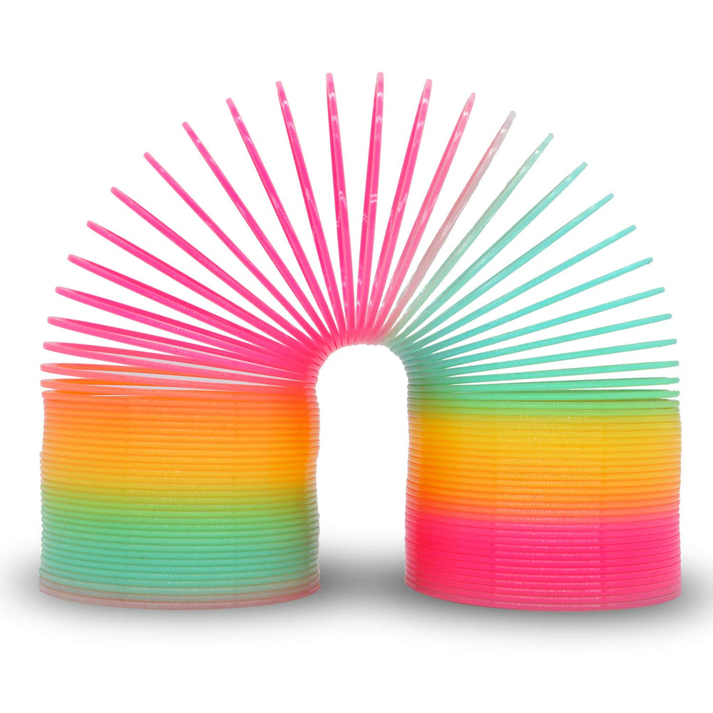 Vinciph boxed rainbow coil spring toy displays bright colors for hands-on play
