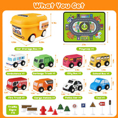 Vinkp Montessori-inspired set encourages problem-solving through traffic scenarios.