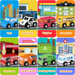 Vinkp wooden vehicles for toddlers promote safe, durable play during busy sessions.