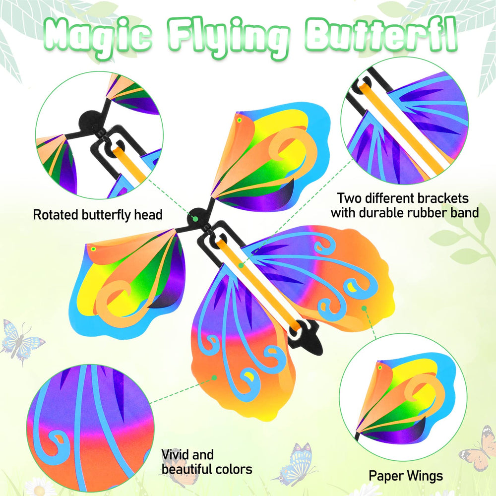 Vinsot butterfly greeting card decor adds festive charm