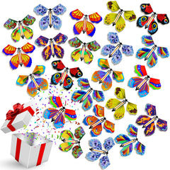Vinsot flying butterfly wind-up bookmark in vivid colors for reading