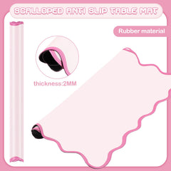 Anti-slip back grips surfaces to prevent shifting