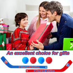 VioraWhite indoor knee hockey set ideal for quick family-friendly fun.