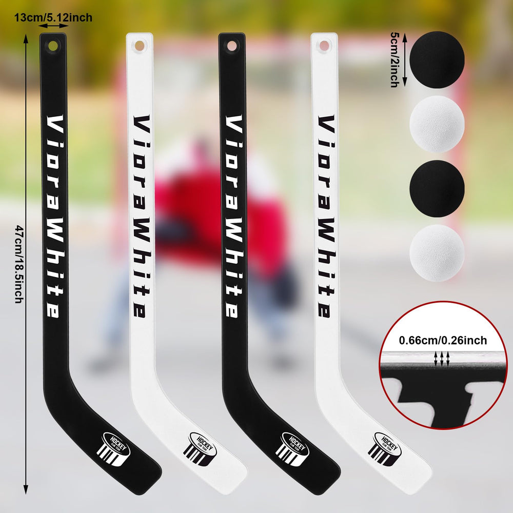 VioraWhite foam balls provide soft, safe indoor hockey play