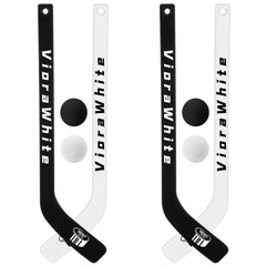 VioraWhite mini knee hockey sticks for safe family play