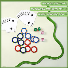 VioraWhite versatile mat for manual and automatic Mahjong tables