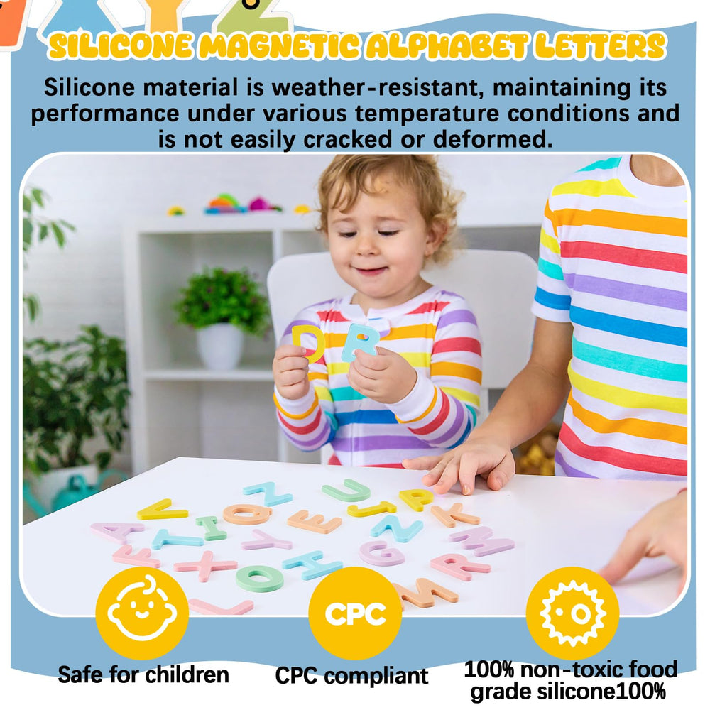 VioraWhite durable silicone magnets designed for kids safety