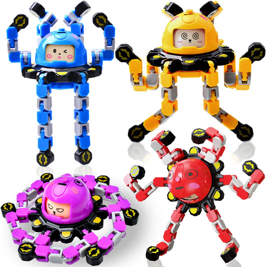 Vipctery transformable spinners pack closed, portable and ready to share.